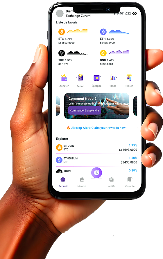 Aperçu application Zurumi